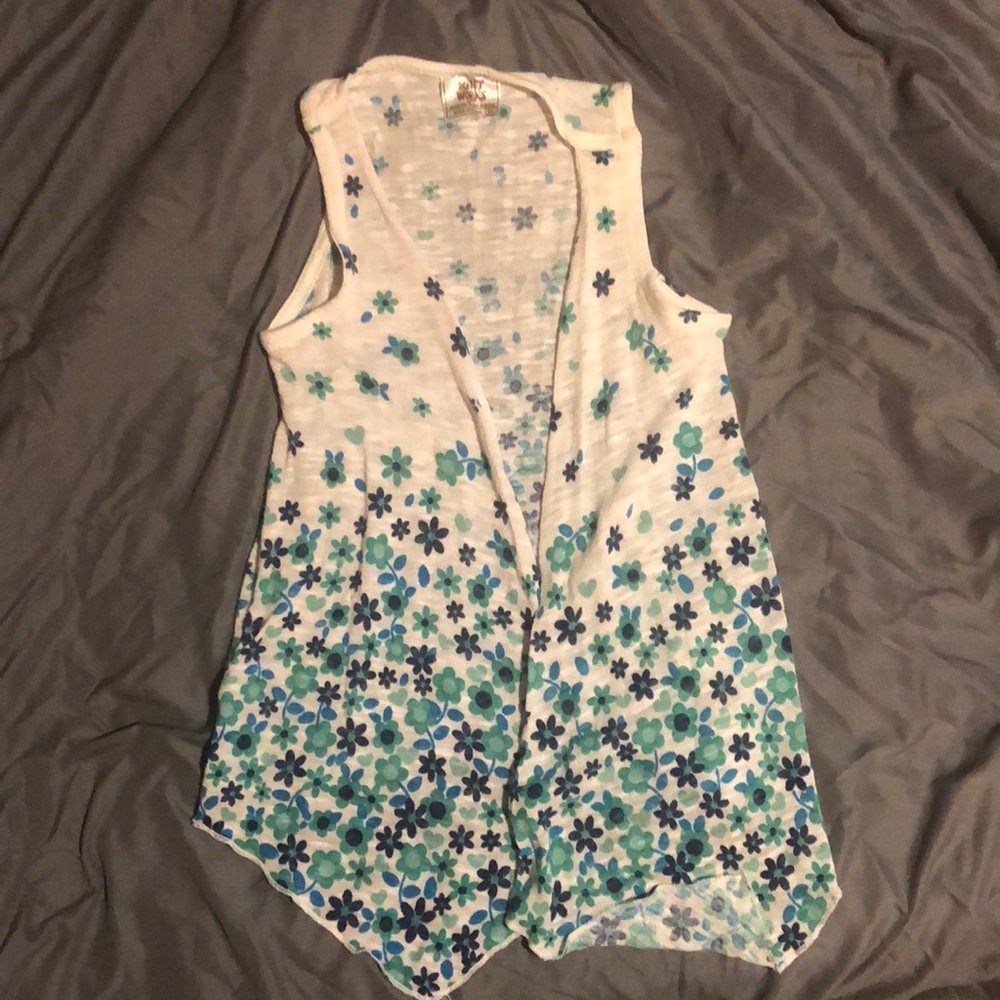 Cute girls vest cardigan